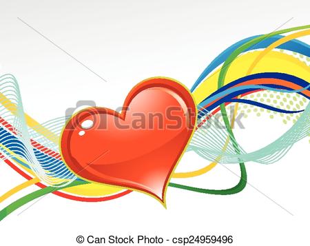 450x357 Abstract Artistic Colorful Love Background Vector Eps Vectors