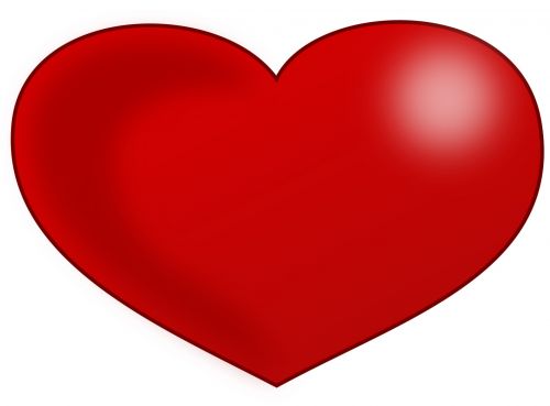 500x369 Free Photos Red Heart Clip Art Search, Download