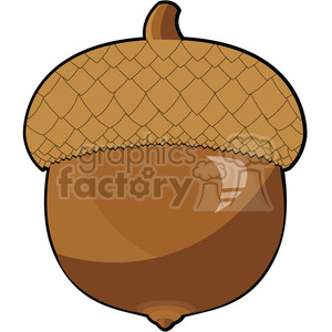 300x300 Royalty Free Clip Art Acorn Vector Illustration 001 387159 Vector