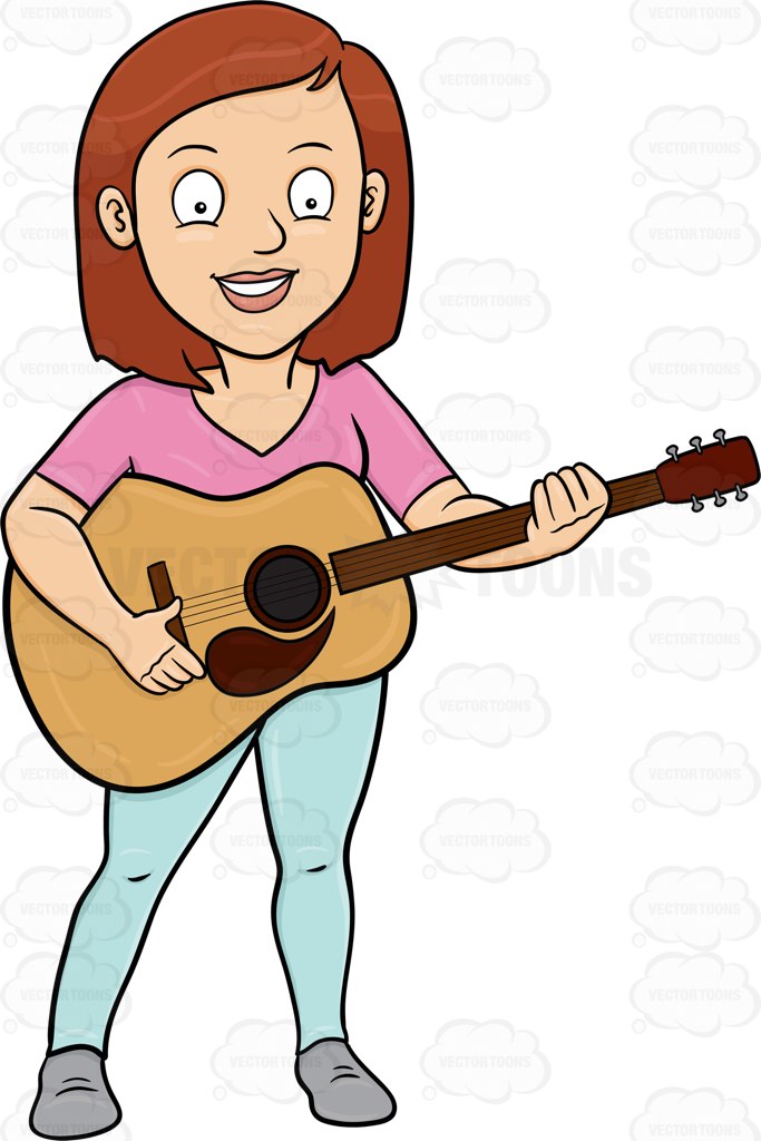 683x1024 Acoustic Guitar Clipart Vector Toons