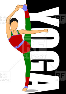 282x400 Silhouette Of Woman Acrobat