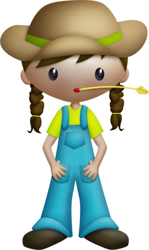 478x800 Farm Girl Clipart