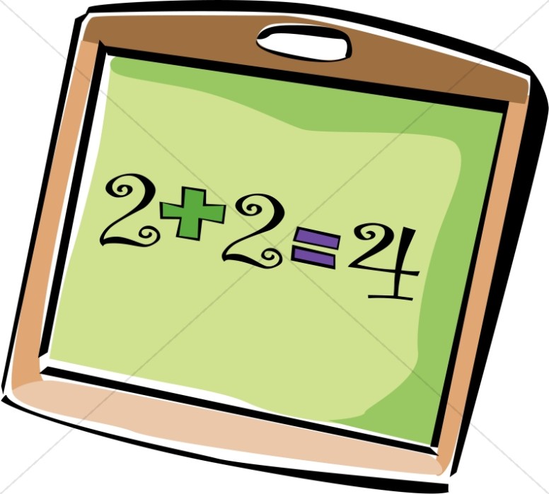 776x699 Addition Chalkboard Christian Classroom Clipart