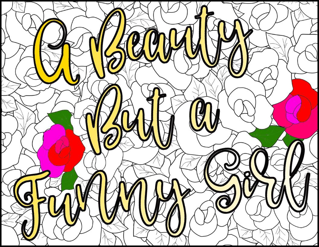 1056x816 Beauty And The Beast Adult Coloring Pages