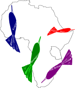 255x299 Africa Imperialism Map Clip Art