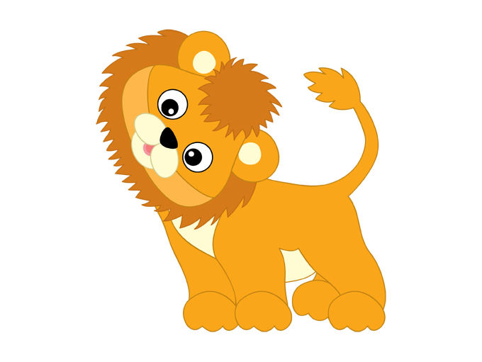 680x511 Baby Lion Clipart Lion Clipart Digital Vector Safari African