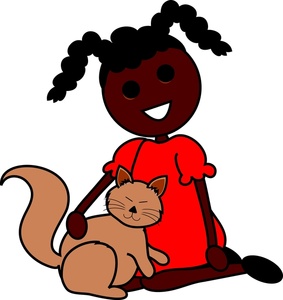 283x300 Free Girl And Cat Clipart Image 0515 1004 1302 5511 Computer Clipart