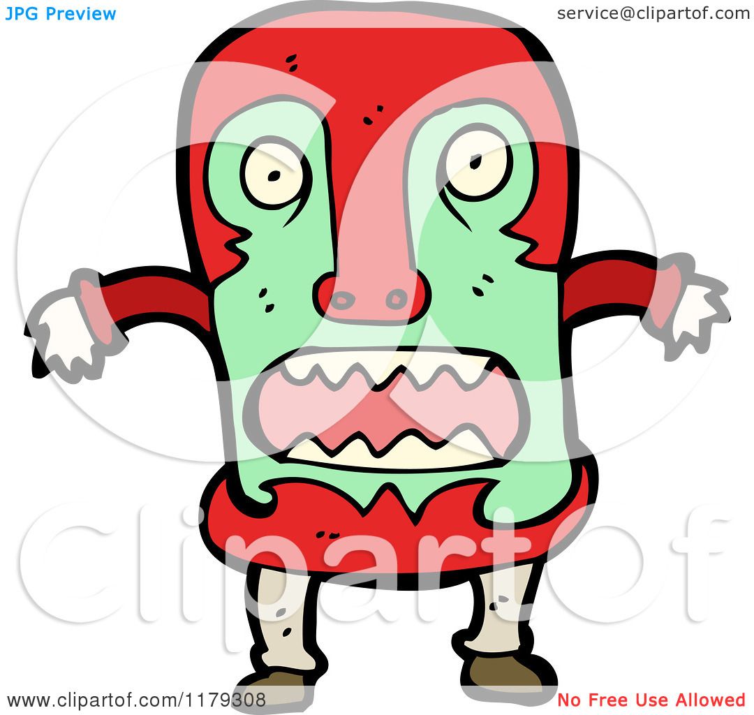 1080x1024 Cartoon Of A Witch Doctor Wearing A Wooden African Mask