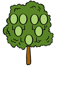 200x300 Clipart Family Free Tree