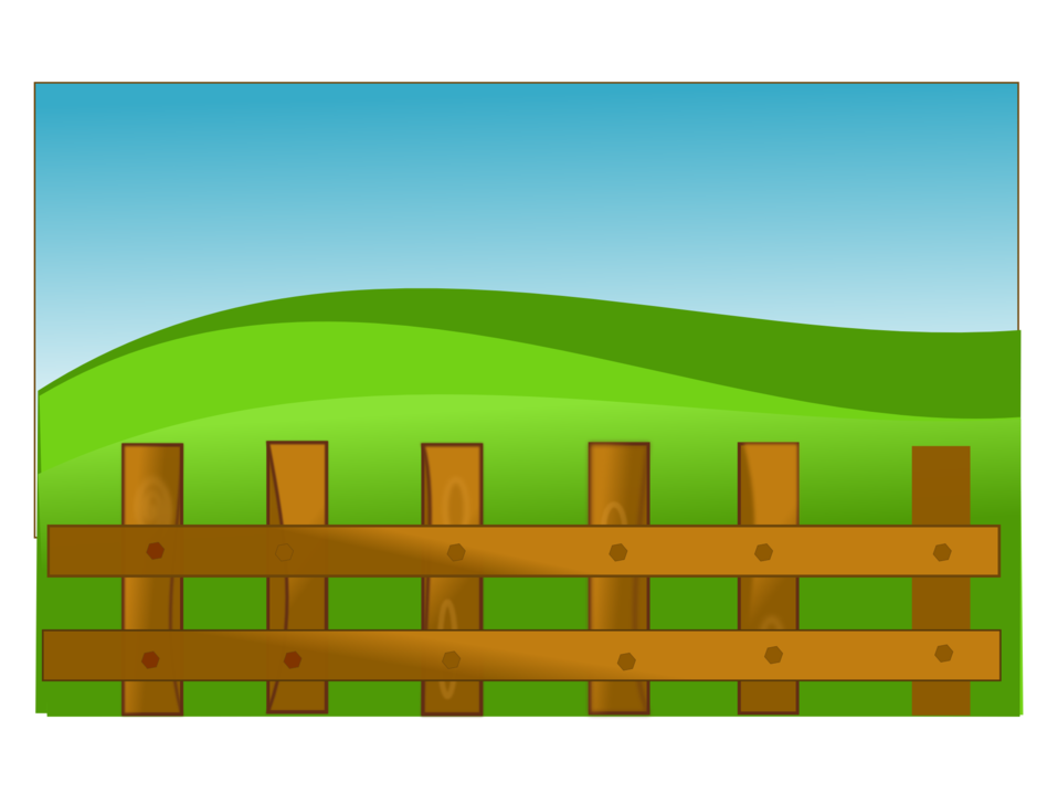 958x719 Public Domain Clip Art Image Netalloy Farm Fence Id