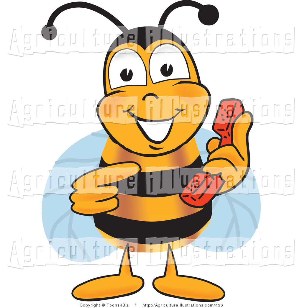 1024x1044 Agriculture Clipart Of A Bumble Bee Mascot Cartoon Character