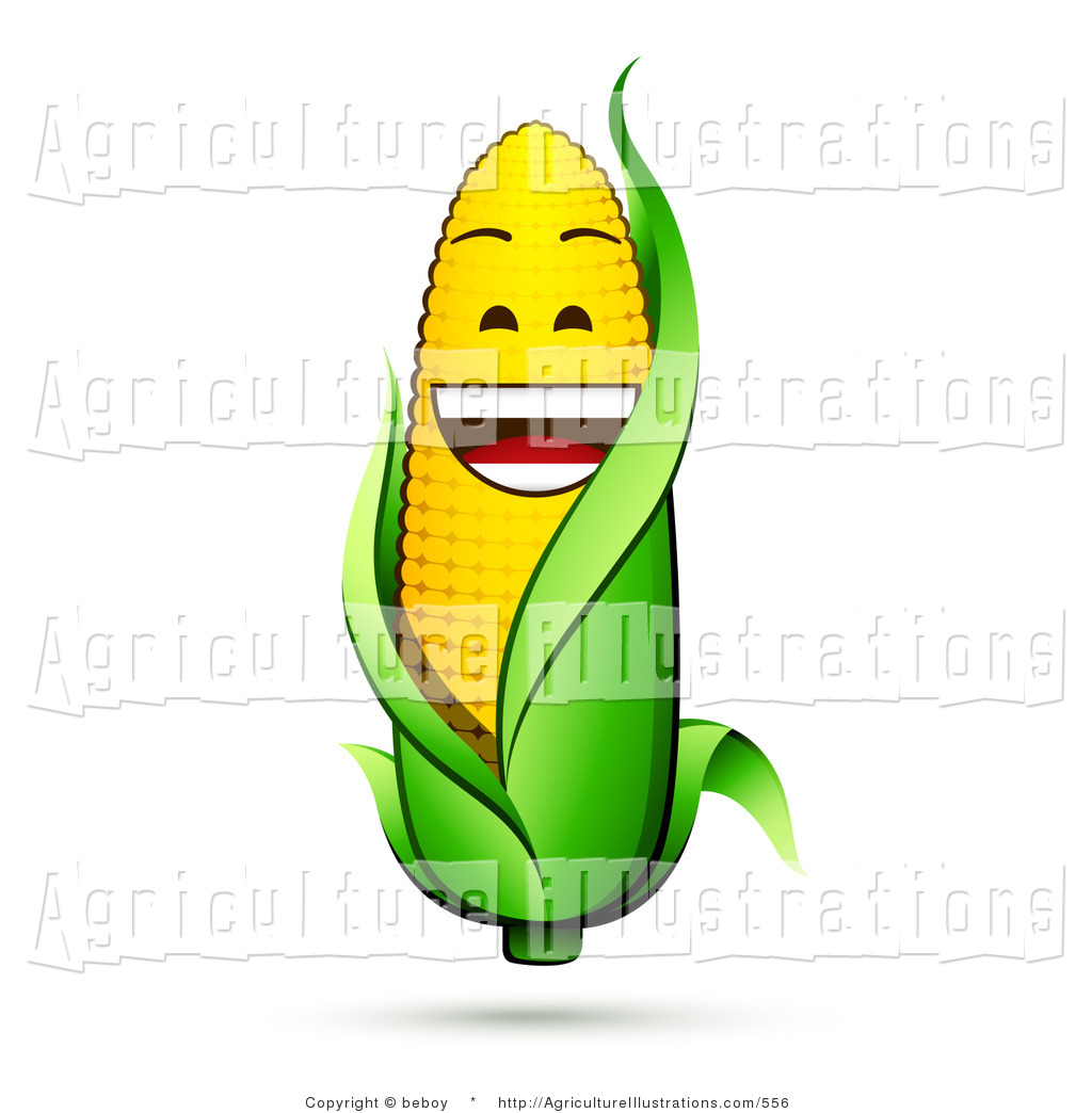 1024x1044 Agriculture Clipart Of A Laughing Toothy Corn On The Cob Character