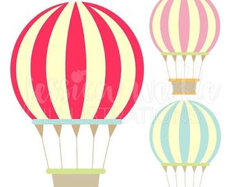 340x270 Air Balloon Clip Art Etsy