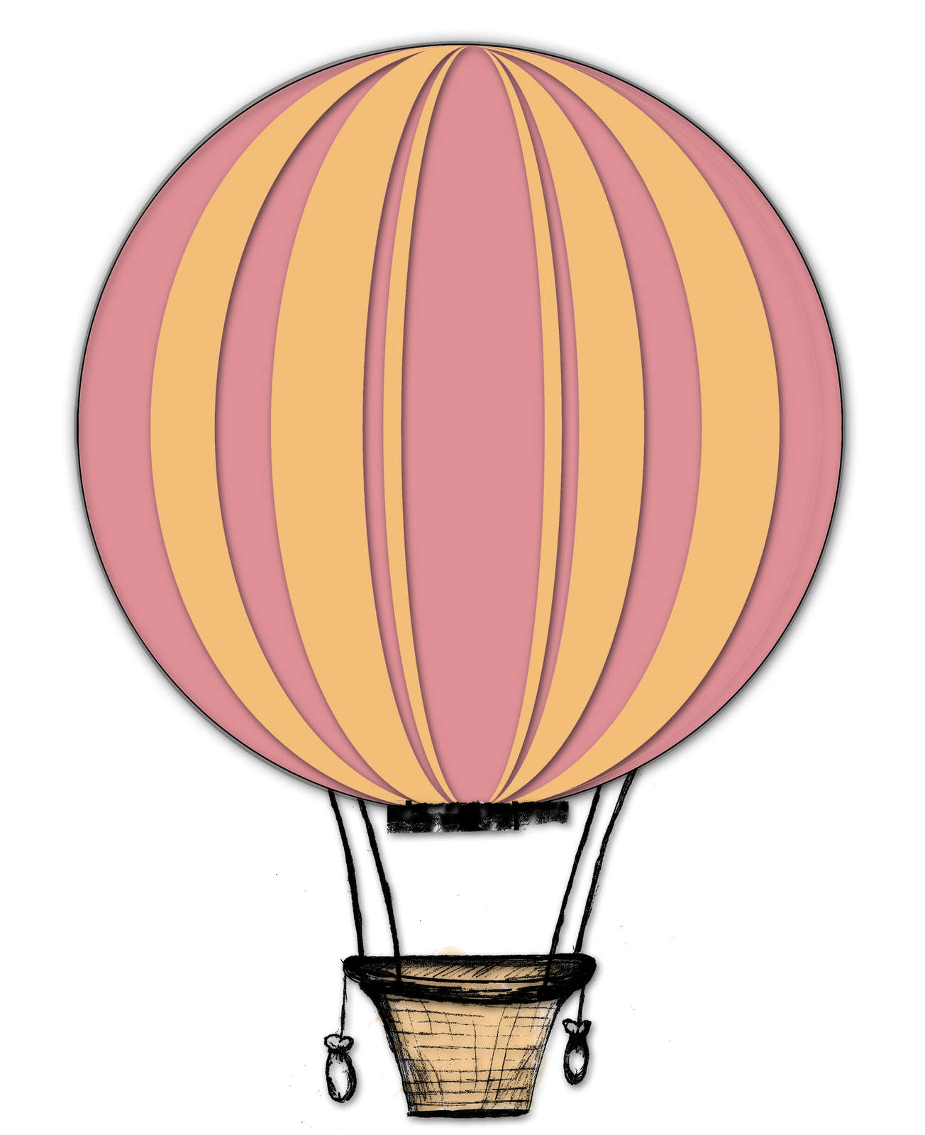 1304x1600 Hot Air Balloon Clip Art 3