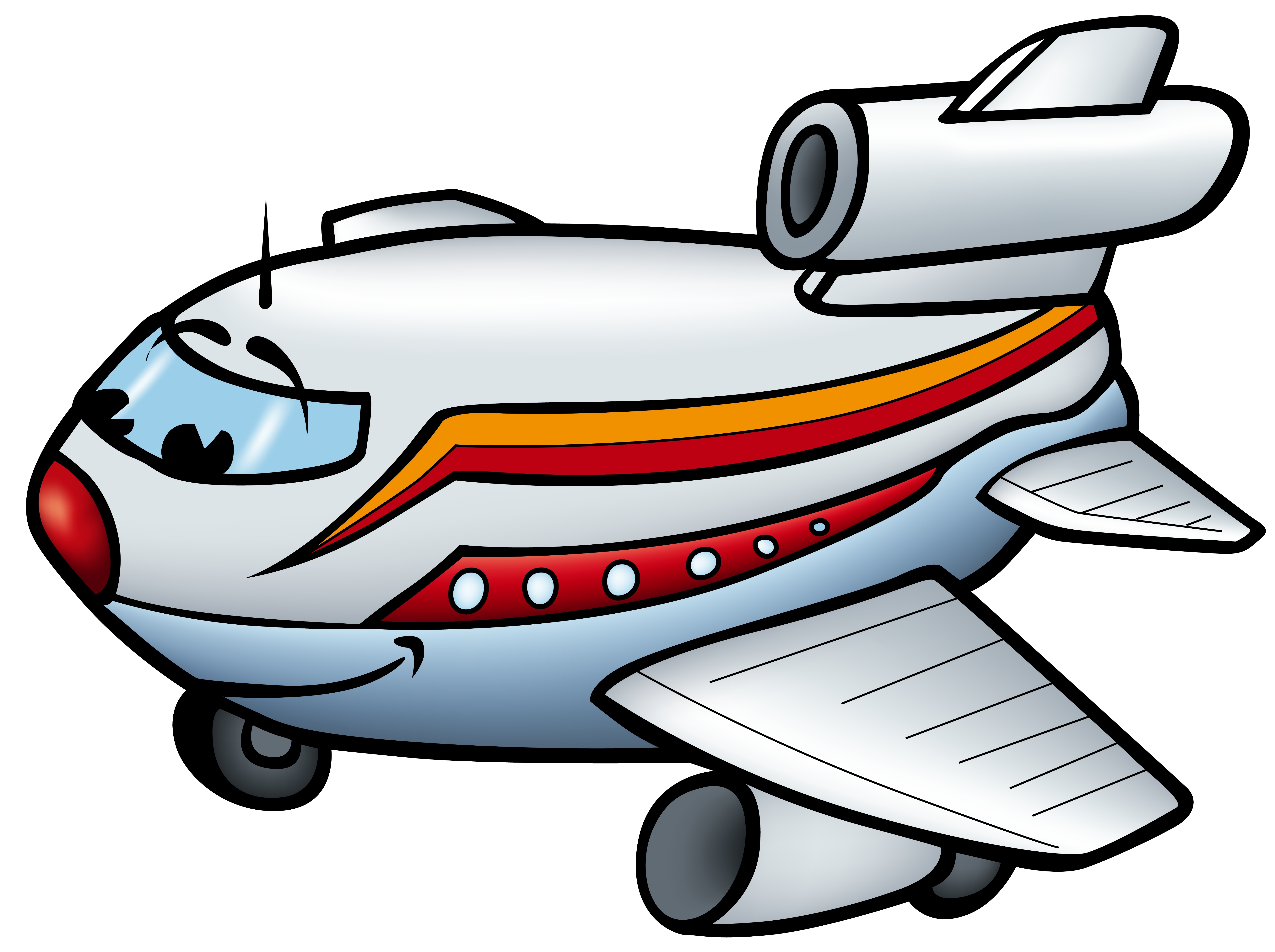 6611x4940 Aeroplane Cartoon