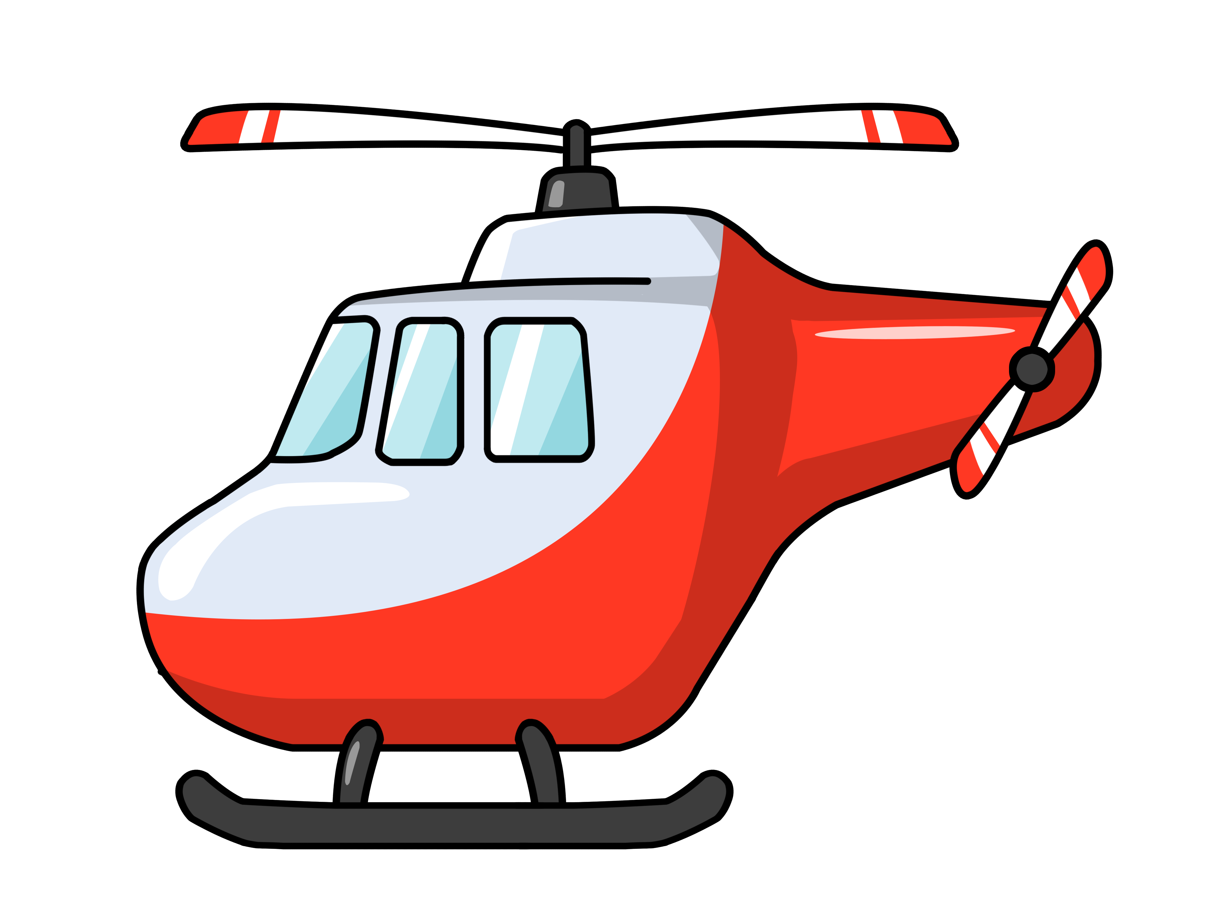 4000x3000 Helicopter Clipart