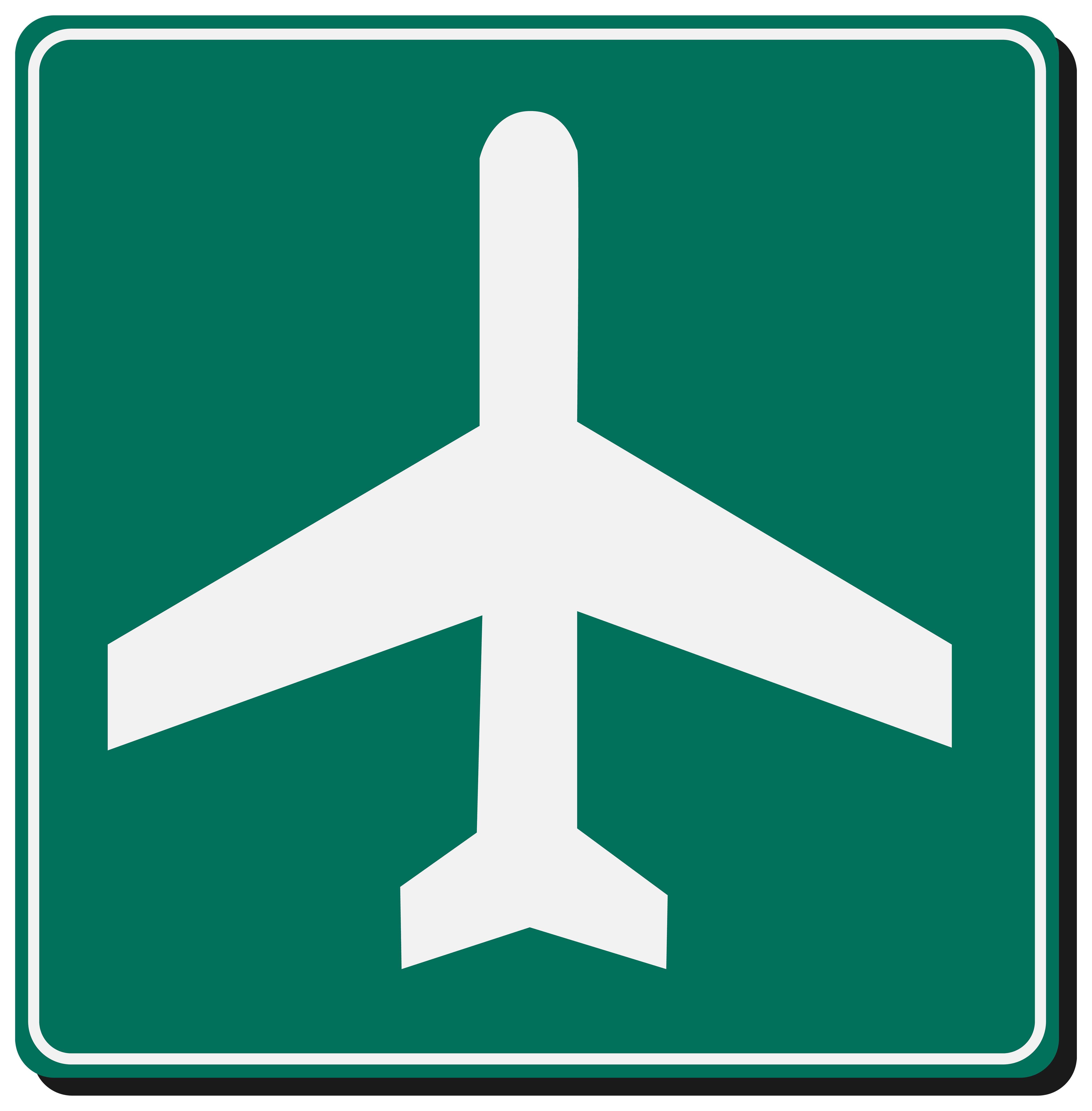 4914x5000 Airport Sign Png Clipart