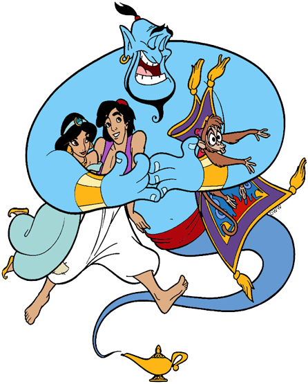 446x555 Aladdin And Friends Clip Art Disney Clip Art Galore