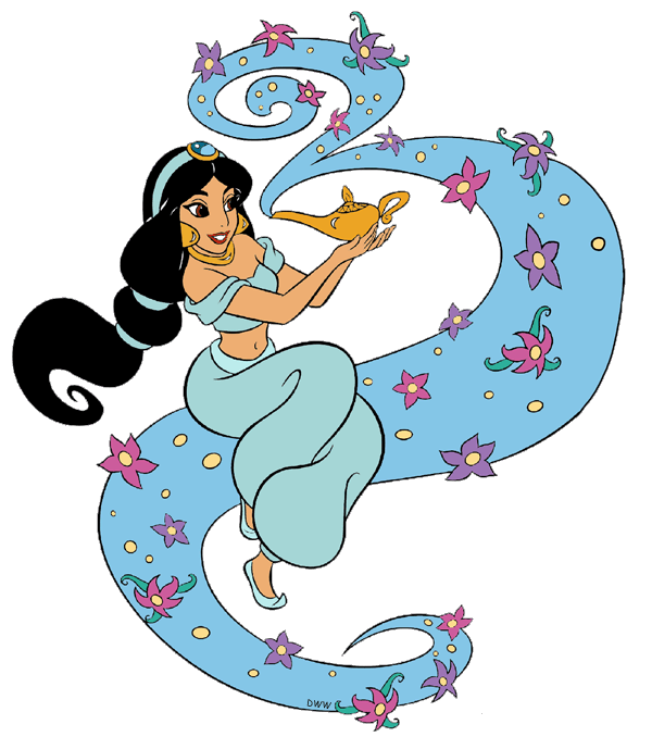 600x678 Genie Lamp Clipart Jasmine