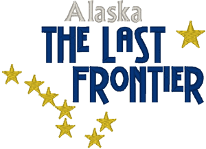 300x217 Alaska The Last Frontier Embroidery Design