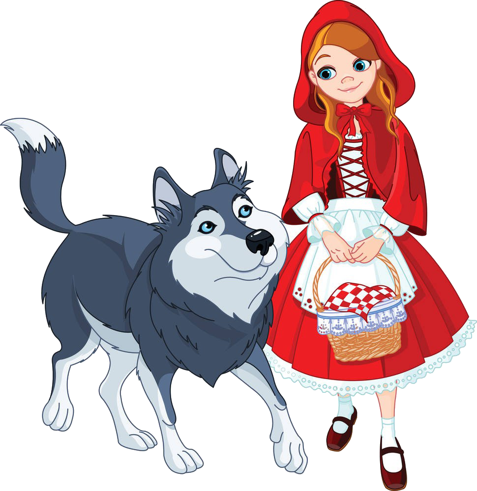 970x1000 Big Bad Wolf Little Red Riding Hood Clip Art