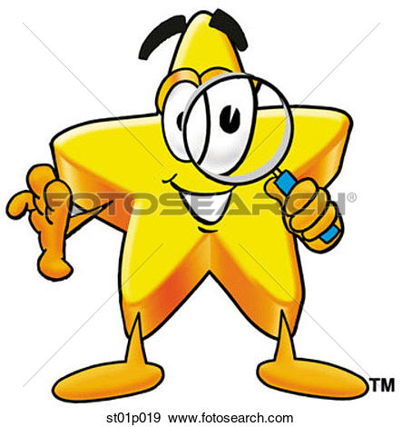 443x470 Glass Star Clipart