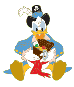 253x297 Sleeping Donald Duck Clipart
