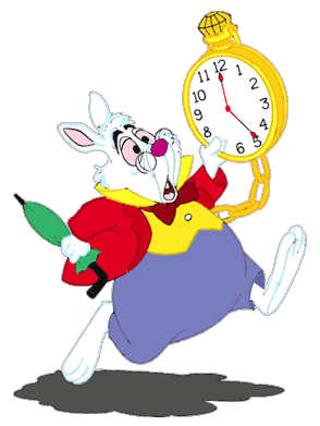294x391 Alice In Wonderland Rabbit Clipart