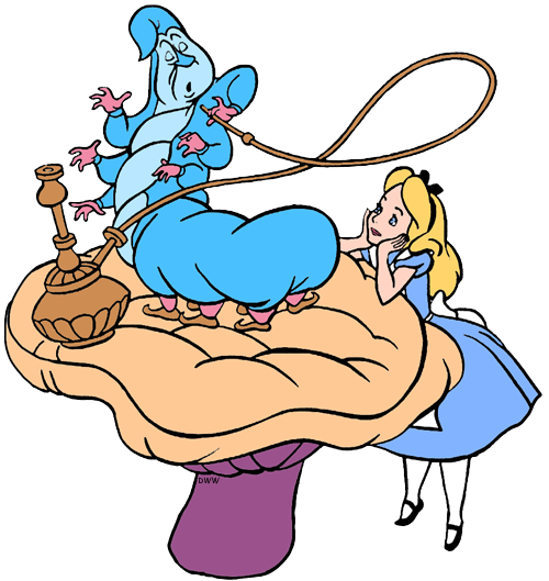 500x529 Alice And The Caterpillar Clip Art Disney Clip Art Galore