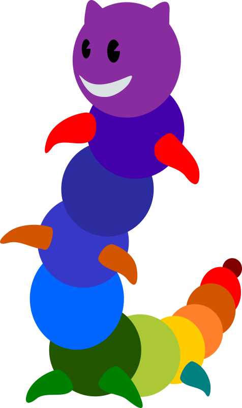 476x800 Caterpillar Clip Art Download