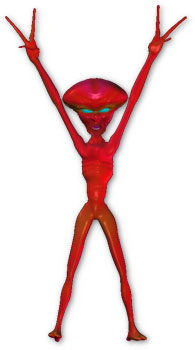 195x350 Free Alien Clipart