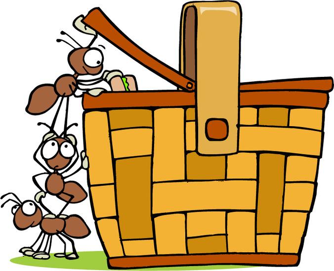 676x550 Clip Art Picnic Basket Food Clipart