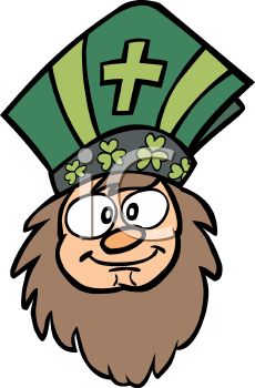 230x350 Cartoon Of Saint Patrick
