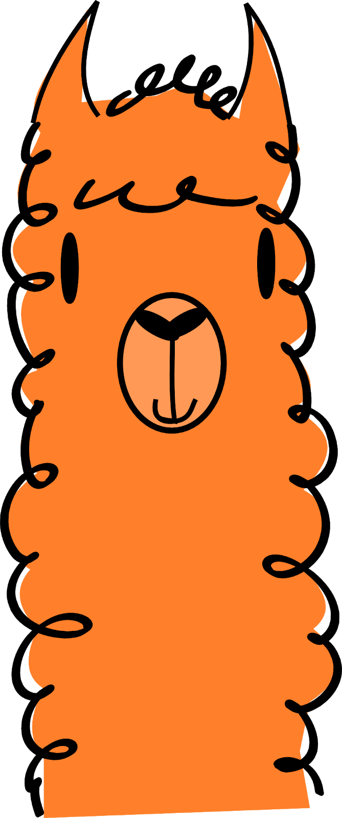 669x1600 How To Draw A Llama + Alpaca Clip Art