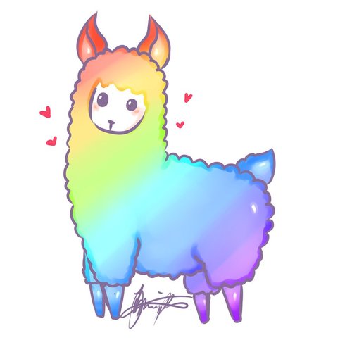 500x500 Collection Of Alpaca Drawing Cute High Quality, Free