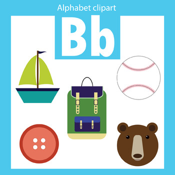 350x350 Alphabet Clip Art Letter B Beginning Sounds By Thinkingcaterpillars