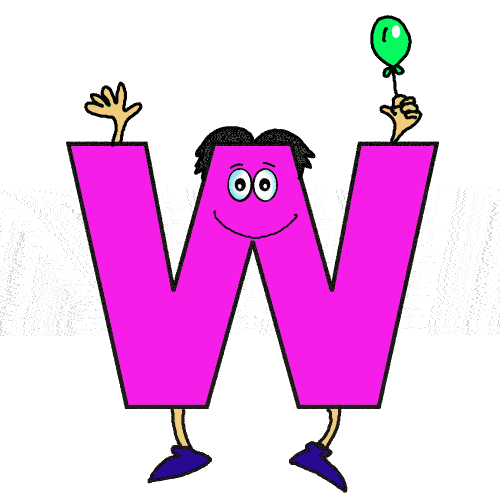 500x500 Funny Alphabet Clipart