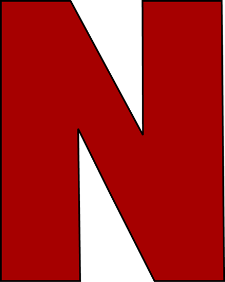 439x550 Red Letter N