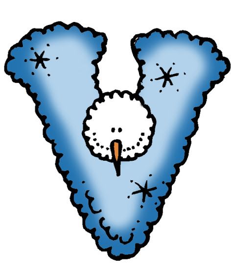 472x551 Abecedario De Nieve Tipografias Snowman