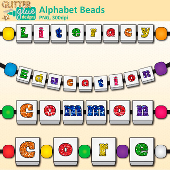 350x350 Alphabet Beads Clip Art Teach Letter Recognition And Identification