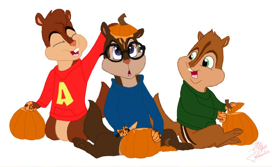 1138x702 Alvin And The Chipmunks Halloween By Hufflepuffrave