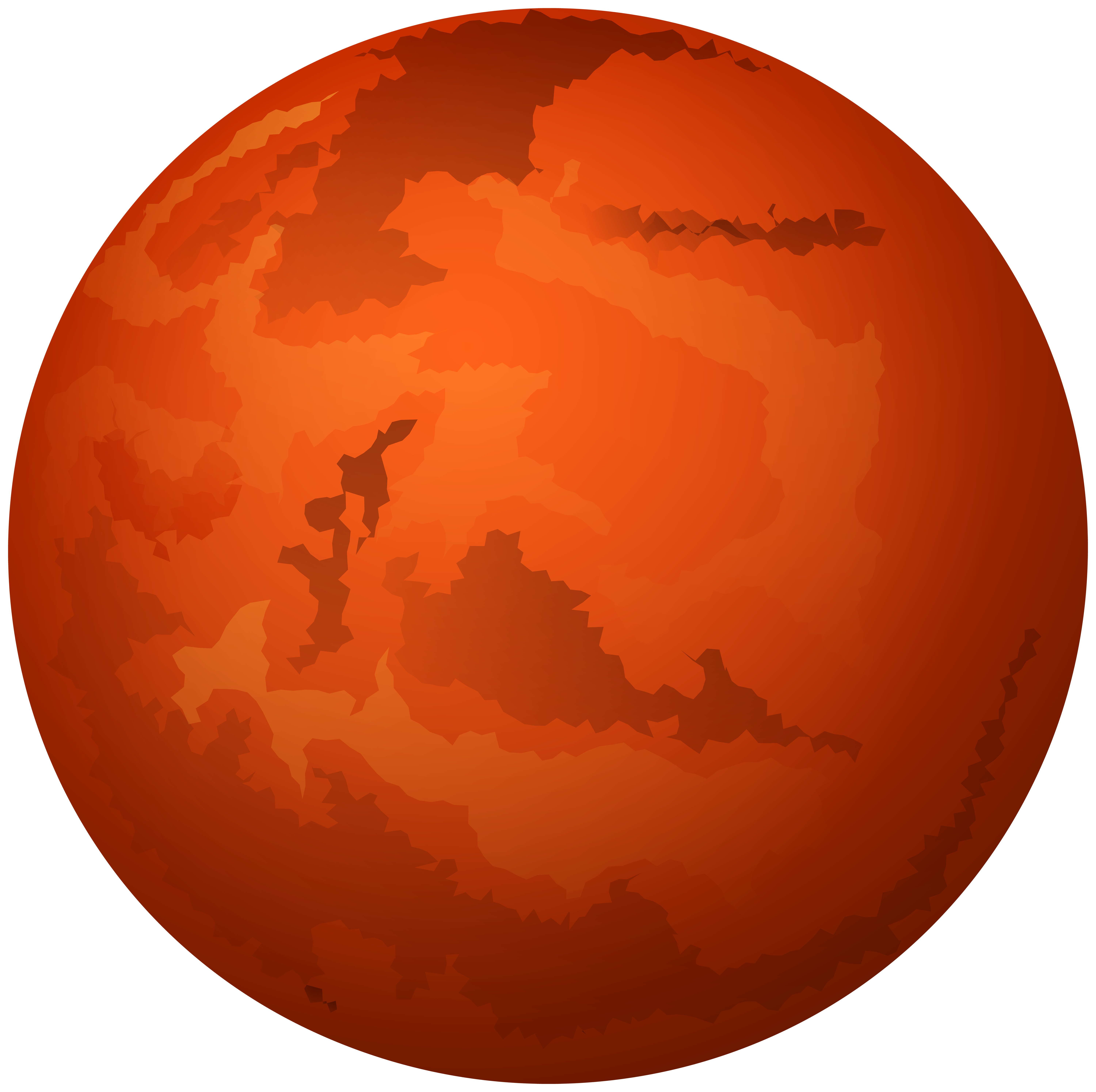 6000x5978 Mars Png Clip Art