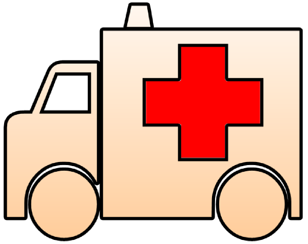 600x476 Ambulance Cutout Clip Art
