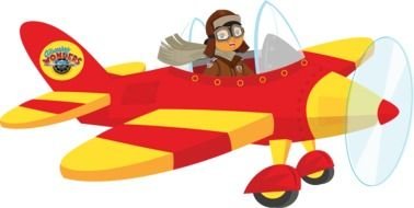 378x190 Amelia Earhart Plane Clip Art Free Image