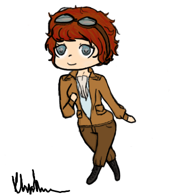 384x384 Amelia Earhart Chibi By Kitten1love