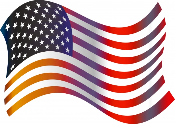 615x437 American Flag Clip Art Free Stock Photo