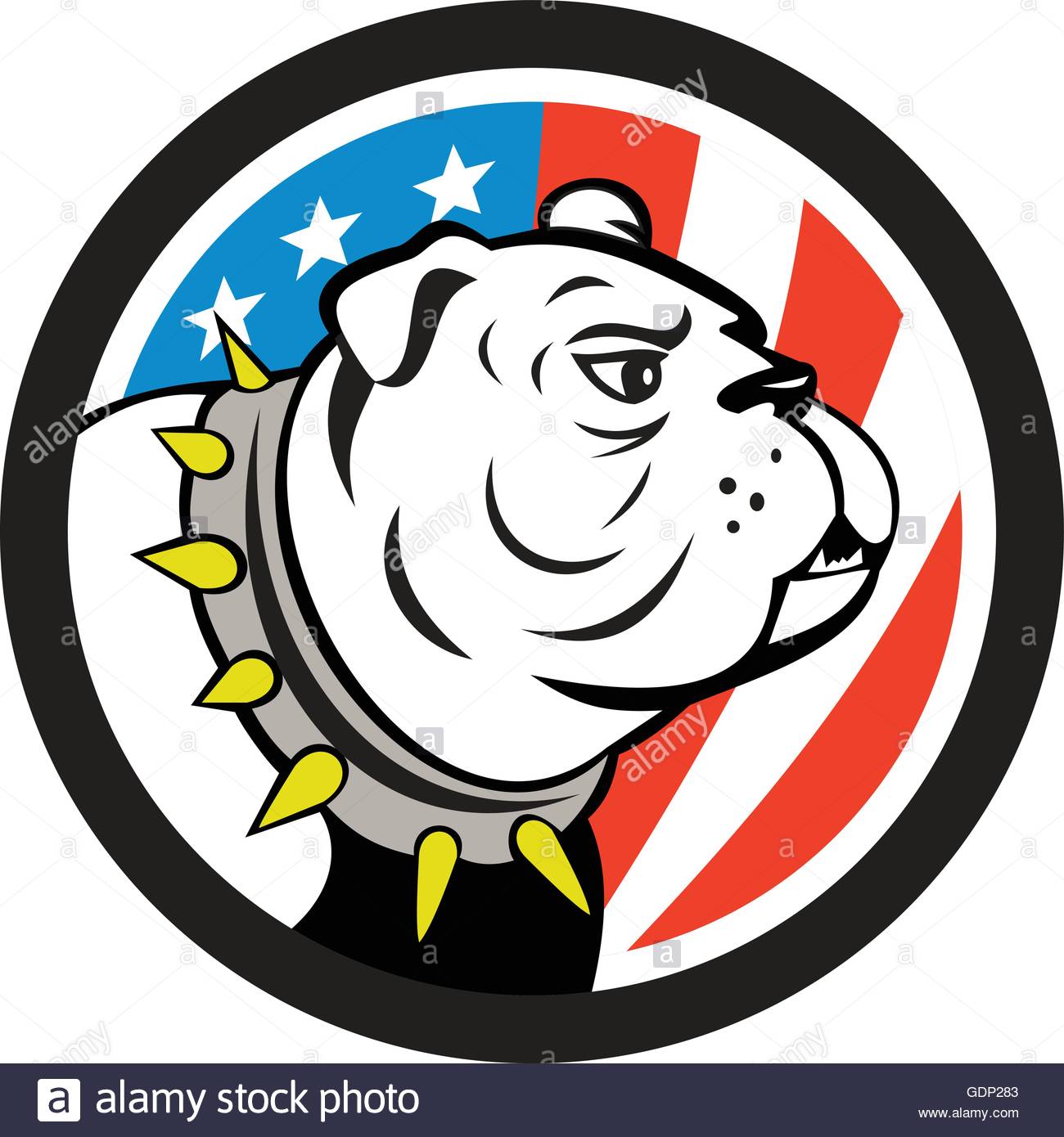 1300x1390 American Bulldog Dog Stock Vector Images