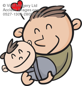 288x300 Collection Of Dad And Baby Clipart High Quality, Free