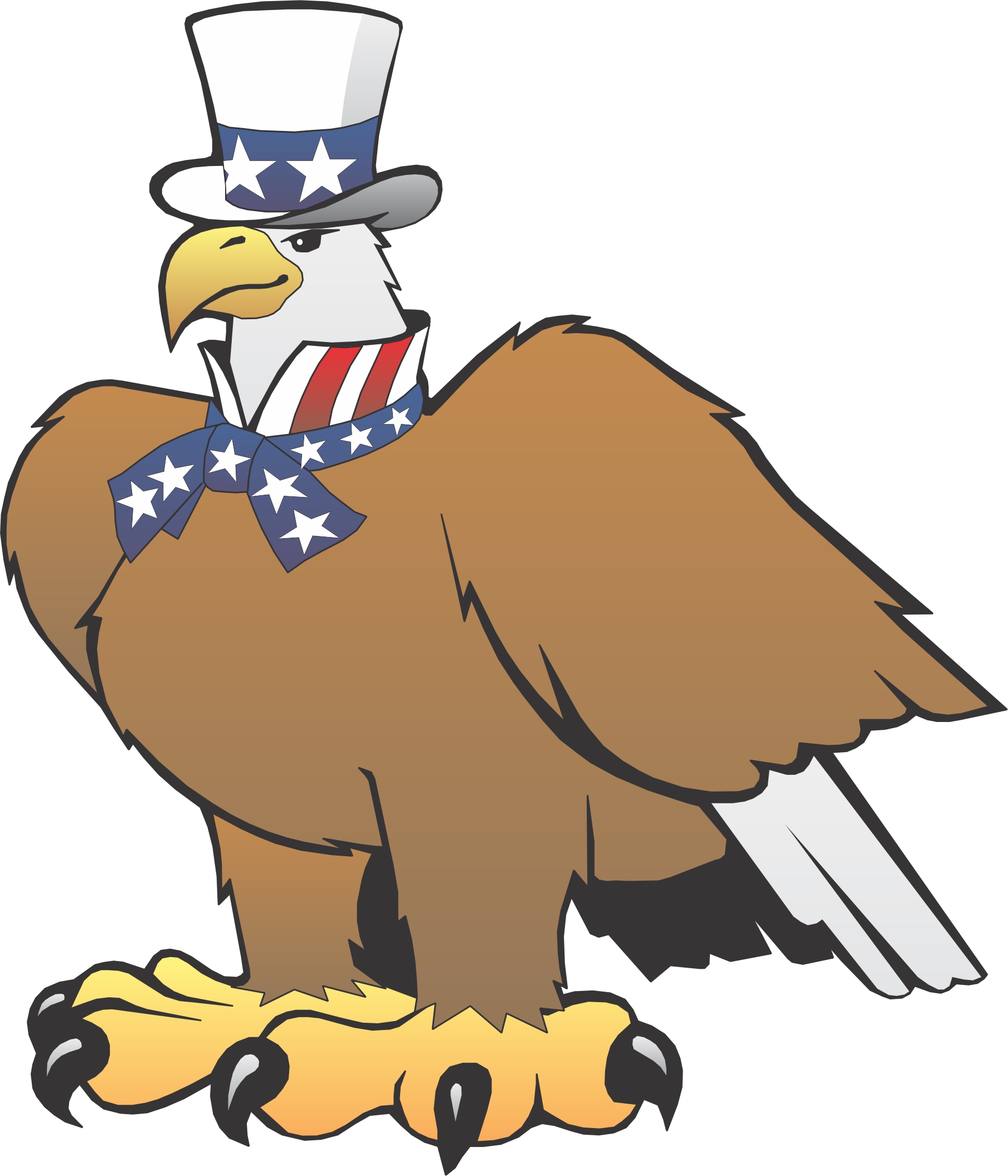 1809x2111 Eagle Cartoon Clip Art