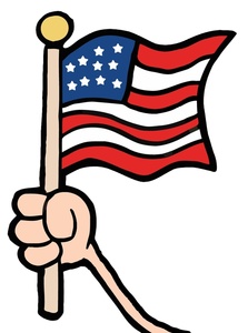 223x300 Us Flag Free Flag Clip Art Image Hand Holding An American